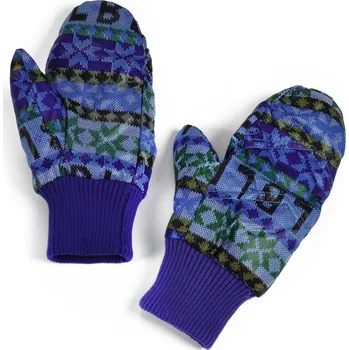 Šála Teplé palčáky s norským vzorem modré