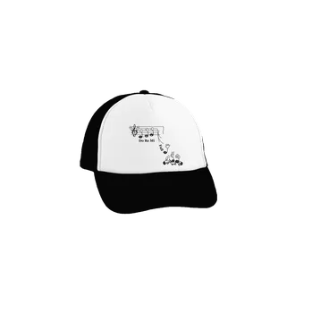 Kšiltovka Bastard Do re mi fall kšiltovka truckerka Black cap
