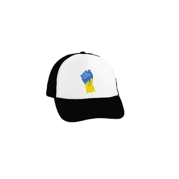 Kšiltovka Bastard Ukrajina - Ruka kšiltovka truckerka Black cap