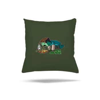 Polštář Bastard Kostky jsou vrženy polštář Olive Green