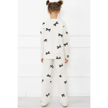 Dívčí pyžamo Dívčí pyžamo Italian Fashion Fiocca - bavlna Ecru 12 let