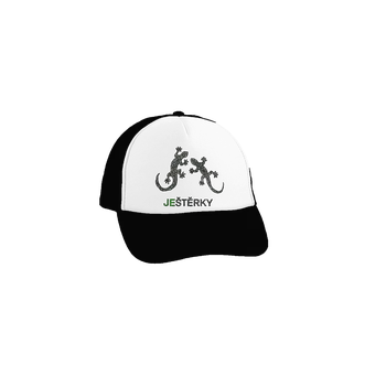 Kšiltovka Bastard Ještěrky kšiltovka truckerka Black cap