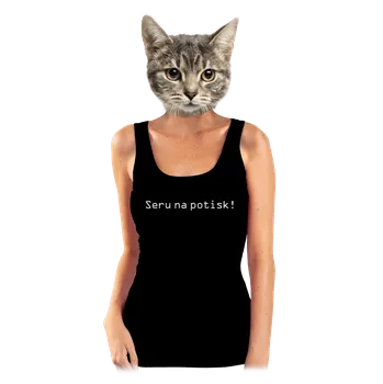 Bastard Seru na potisk dámské tílko klasické Black