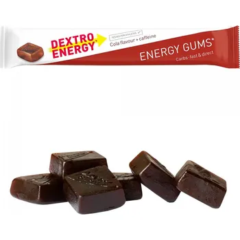Energetický nápoj Dextro Energy - Energy gums+ kofein (příchuť kola)