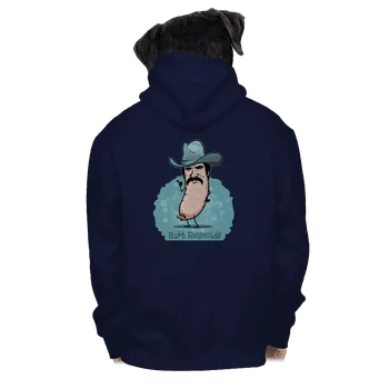 Pánská mikina Bastard Buřt Reynolds pánská mikina na zip Navy