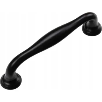 Nábytkové kování Nábytková úchytka RETRO OCELOVÁ černá úchytky NA NÁBYTEK ÚCHYTKA NA SKŘÍŇKU 96mm