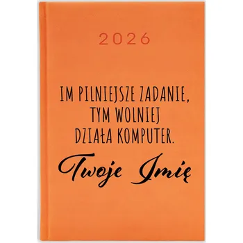 Kalendář Knižkový kalendář 2026 A5 oranžový