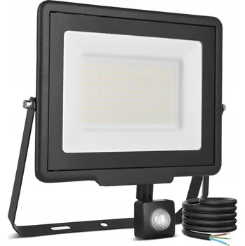 LED reflektor Smartled 100W černý s pohybovým senzorem IP65