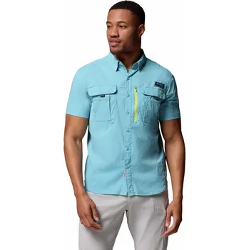 Pánská košile Columbia Bahama™ Elite SS Shirt M 2136821455 - vintage blue L