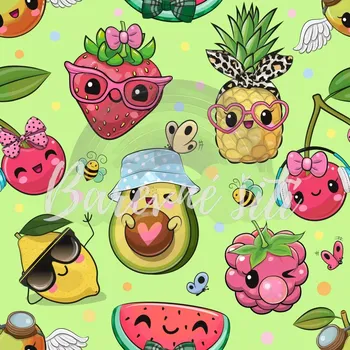 Úplet, Veselé ovoce (E) (Top kvalitní úplet Bella digitisk)