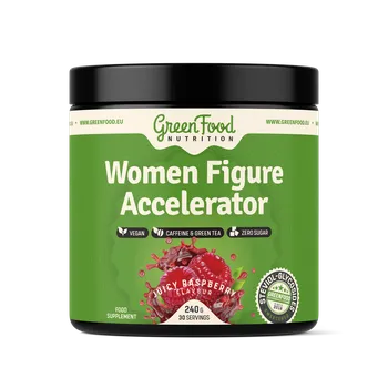 Zdraví GreenFood Nutrition Ženský akcelerátor postavy - Malina - 240g