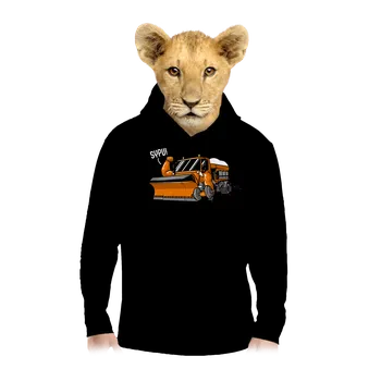 Chlapecká mikina Bastard Sypu dětská mikina klokanka Black