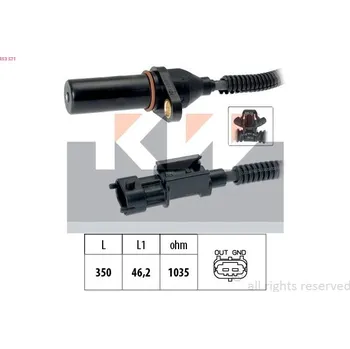 Kliková hřídel Generátor impulsů, klikový hřídel KW 453 571