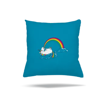 Polštář Bastard Tajemství duhy polštář Blue Turquoise