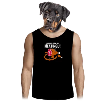 Pánské tílko Bastard Meating pánské tílko Black