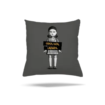 Polštář Bastard Cukr, káva, limonáda polštář Gray Pol