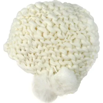 Čepice Čepice pletená ekru