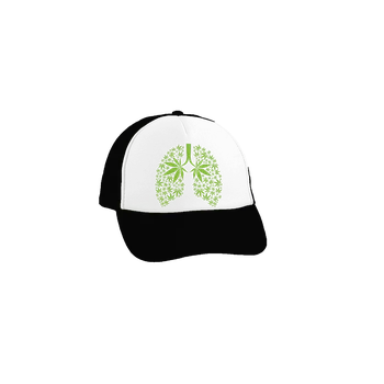 Kšiltovka Bastard Ganja plíce kšiltovka truckerka Black cap