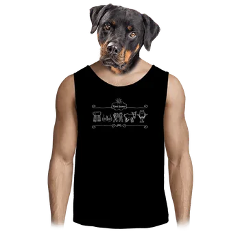 Pánské tílko Bastard Kozí farma pánské tílko Black