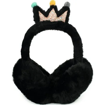 Módní doplněk Klapky na uši Zimní královna černá