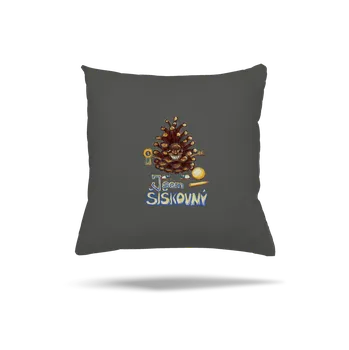 Polštář Bastard Jsem šiškovný polštář Gray Pol