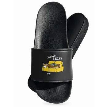 Pánské pantofle Bastard Sváteční ležák pantofle Black
