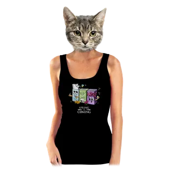 Bastard Spring is coming dámské tílko klasické Black