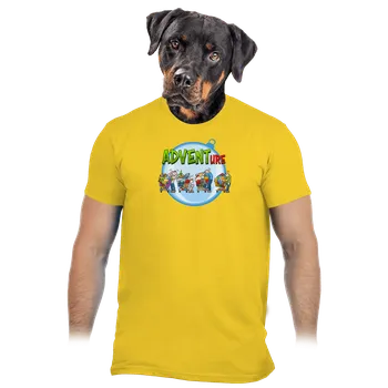 Pánské oblečení Bastard Adventure pánské tričko Gold