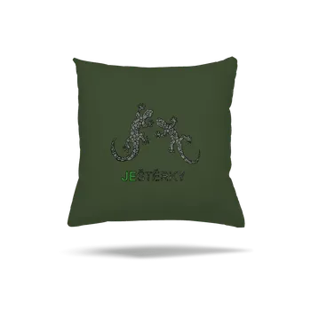 Polštář Bastard Ještěrky polštář Olive Green
