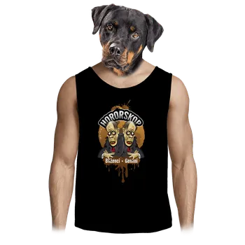 Pánské tílko Bastard Hororskop - Blíženci pánské tílko Black