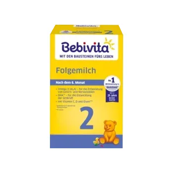 Kojenecká výživa Bebivita dětské mléko 2 od 6. měsíce, 500 g