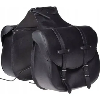 Zavazadlo na motocykl Kožené boční brašny na motocykl chopper cruiser