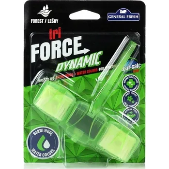 WC čistič General Fresh TRI-FORCE DYNAMIC lesní vůně závěska do WC 45G