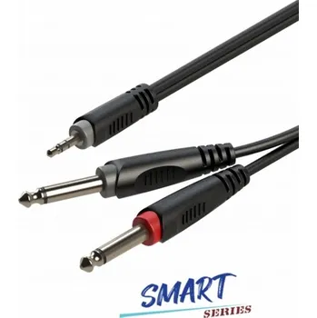 Audio kabel Kabel jack 3,5 mm - jack 6,3 mm Roxtone 6 m