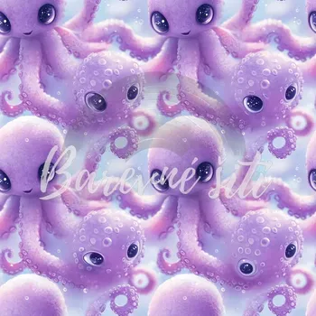 Úplet, Fialové chobotničky (E) (Top kvalitní úplet Bella digitisk)