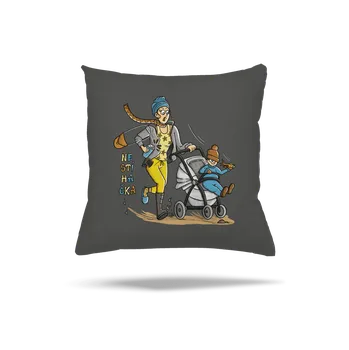 Polštář Bastard Nestíhačka polštář Gray Pol