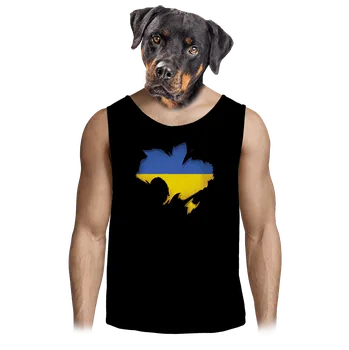 Pánské tílko Bastard Ukrajina - Inside pánské tílko Black