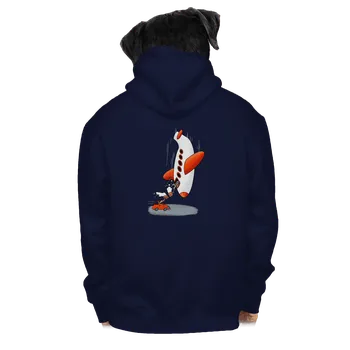 Pánská mikina Bastard Jsme si blíž pánská mikina na zip Navy