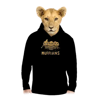 Chlapecká mikina Bastard Muffians dětská mikina klokanka Black