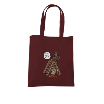 Nákupní taška Bastard Buď nad věcí taška Chocolate