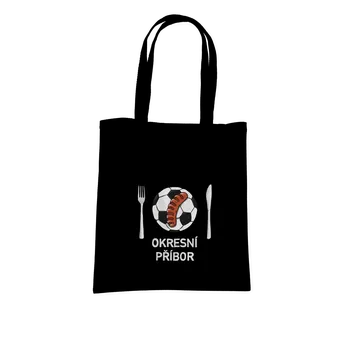 Nákupní taška Bastard Okresní příbor taška Black
