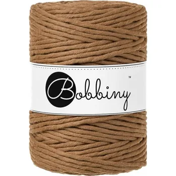 Příze Bobbiny Macrame Cord 5 mm 100 m Caramel Šňůra