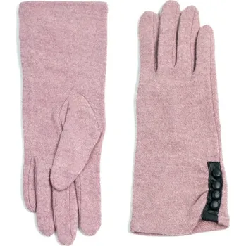 Šála Dlouhé rukavice s knoflíky růžové