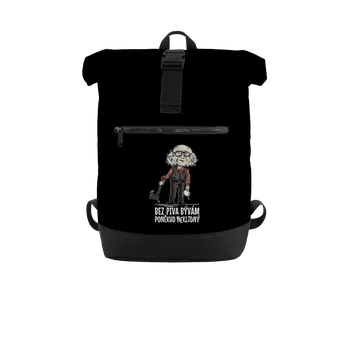 Městský batoh Bastard Neklidný bez piva batoh Black