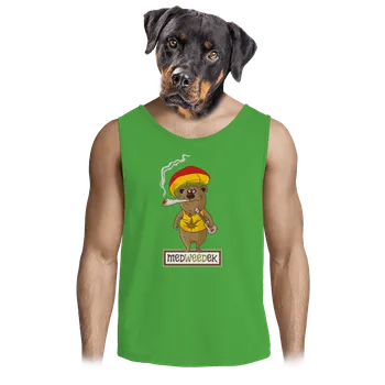 Pánské oblečení Bastard Medweedek pánské tílko Lime