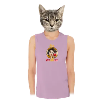 Bastard Žiju hudbou dámské tílko volné Lilac