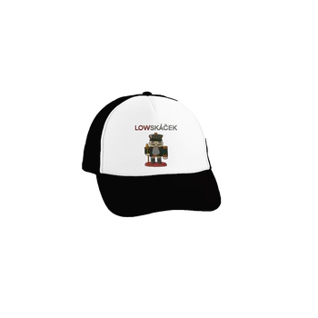 Kšiltovka Bastard Lowskáček kšiltovka truckerka Black cap
