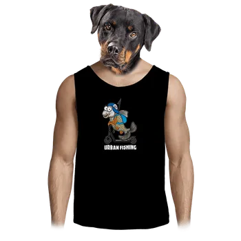 Pánské tílko Bastard Urban fishing pánské tílko Black
