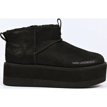 Dámská zimní obuv Dámské Zimní boty KARL LAGERFELD THERMO LO SLIP ON BOOT KL48522S-5S0 – Černá 39