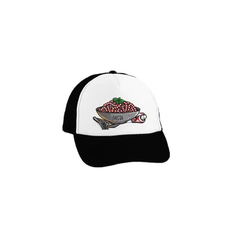 Kšiltovka Bastard Pasta kšiltovka truckerka Black cap